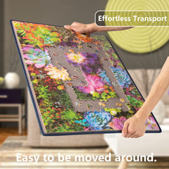 Tektalk puzzle mat 1000-piece capacity supports large puzzles neatly