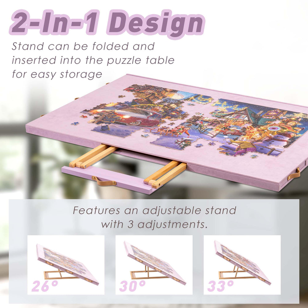 Tektalk adjustable stand with three tilt angles supports comfortable viewing.