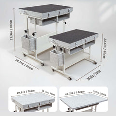 Tektalk easel with legs supports flexible setup and viewing angle.