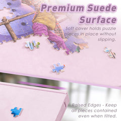 Tektalk pine wood surface resists warping for long-term puzzling sessions.