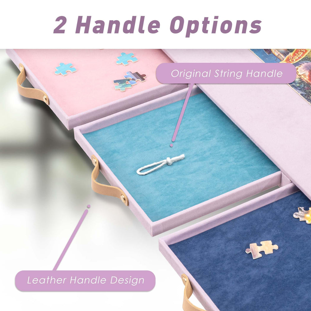 Tektalk velvet drawers provide grip and prevent sliding during puzzling.