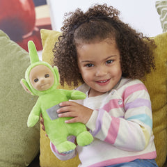 Teletubbies Talking Dipsy plush offers comforting companionship and storytelling cues.