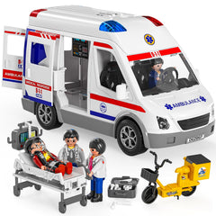 TEMI ambulance toy gift-ready packaging makes a thoughtful present