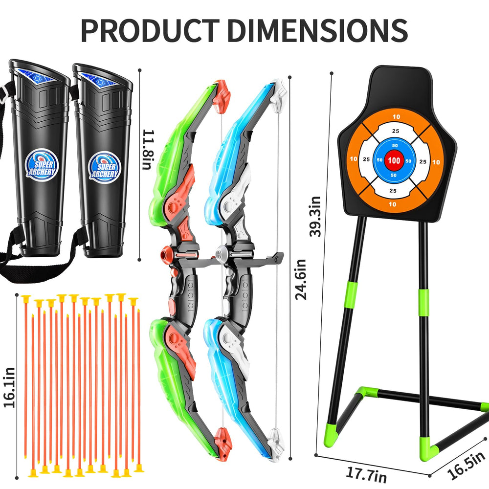 TEMI archery set standing target for versatile setup anywhere