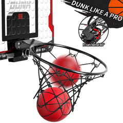 TEMI hoop dunk-action with breakaway rim for realistic play