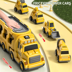 TEMI earthmover car inviting outdoor building play and motor skills