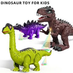 TEMI dino lights roar demo shows flashing lights and sounds during motion.
