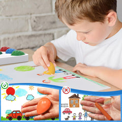 Tencoz non-toxic materials ensure safe color exploration for kids.