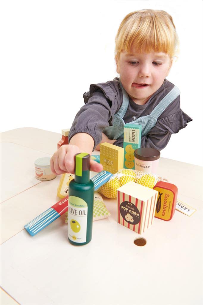 Tender Leaf Toys tin sardines for realistic role-play and kitchen organization