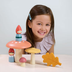 Tender Leaf Toys large toadstool as a bright focal point for imaginative play