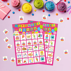 TENDFINE bingo suits kids, teens, and adults at birthdays and showers
