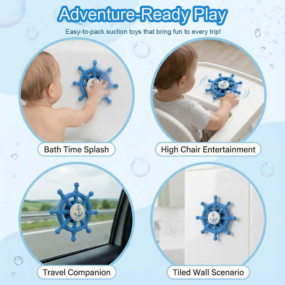 Tendry bath toy designed for 6 months and older with accessible paddles