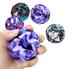 Tendry Extreme Moon Shape ball purple cratered design adds playful auditory feedback.