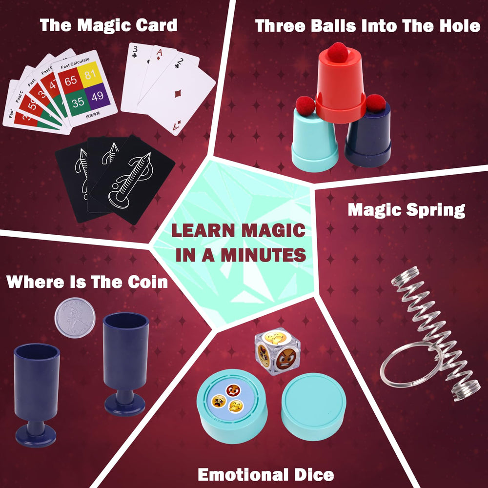 Tentam Magic Kit helps kids perform confidently in family shows.