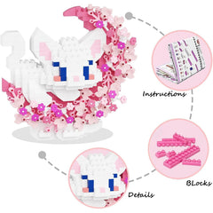 TENYEAH pink and purple cat decor adds whimsy to any room.