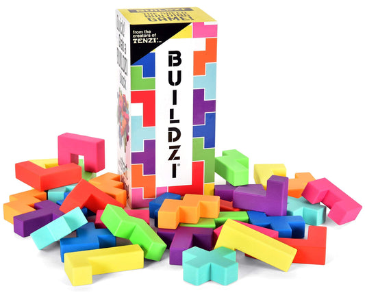 TENZI BUILDZI blocks stacked for fast, creative play.