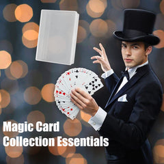 Teqooza playing card case two-pack stacked display demonstrates organized storage.