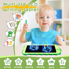 Teriph kids drawing pad with a colorful screen encourages creativity and cleanup-free play.