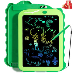 Teriph LCD writing tablet with dinosaur-doodle focus offers mess-free drawing on the go.