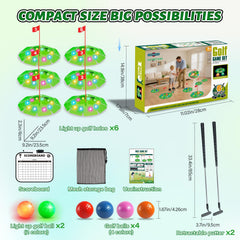 TERRAMUS versatile golf game for indoor, outdoor, and travel fun.
