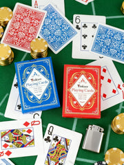 Teskyer 54-card deck set covers Poker, Canasta, and more