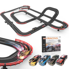 Teslala two-hand controllers let kids race together with ease.