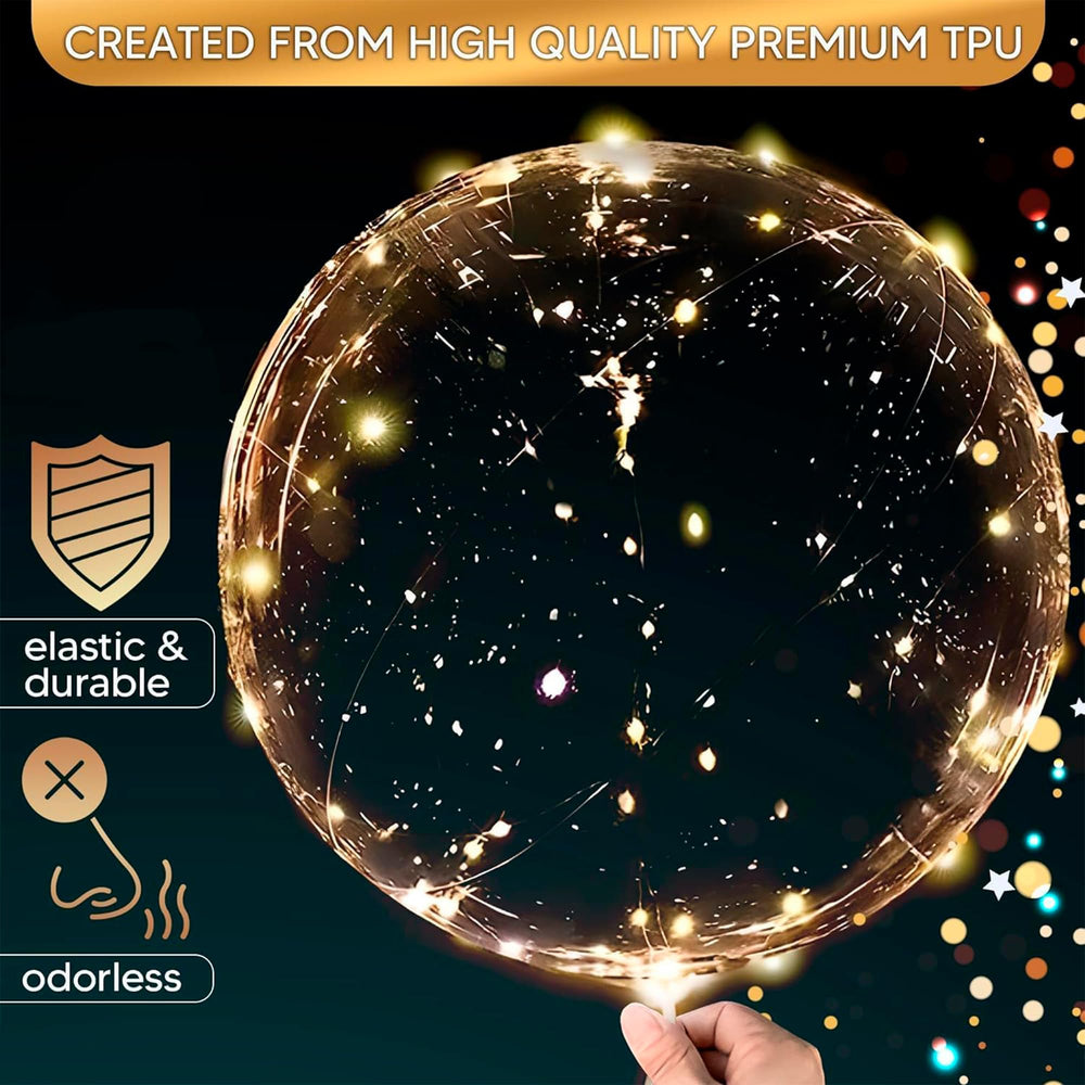 Tesorrio 10-pack LED balloons create magical ambiance for nights
