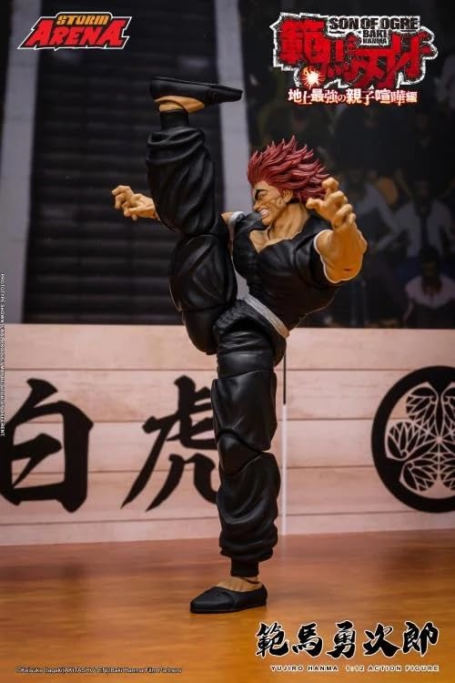 Testbrands Storm Arena Yujiro Hanma 1/12 interchangeable hands for dramatic gestures