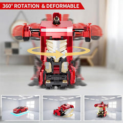 Tetesese cyber style RC car with lights enhances night play and visibility.