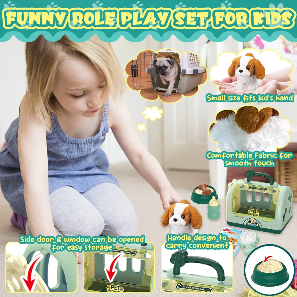 TEUVO Play Set feeding bowls for mealtime role play with tidy setup.