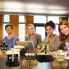 Tevxj 21st table top decor set enhances party table presence
