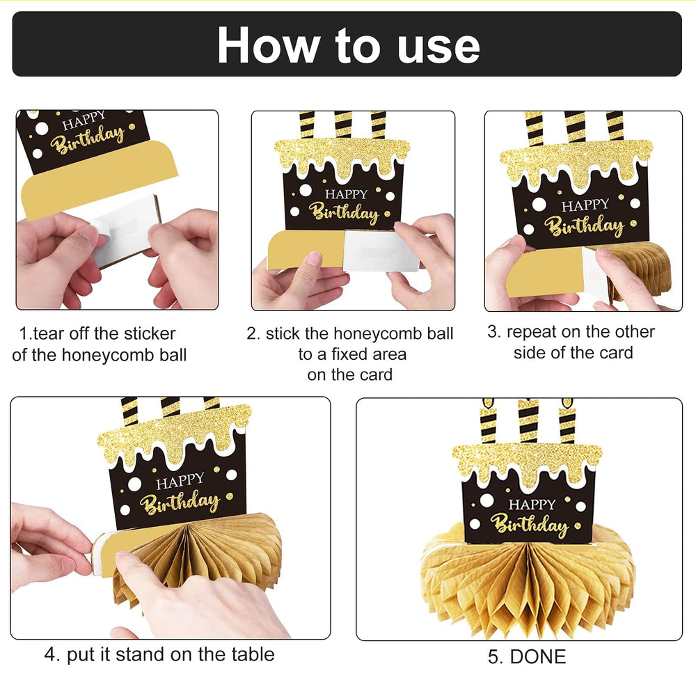 Tevxj 70th birthday table topper gold black design enhances party ambience.