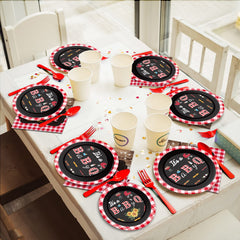 Tevxj BabyQ tableware set captures rustic sunflower vibes for friendly gatherings.