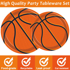 Tevxj basketball napkins offering clean, festive handling