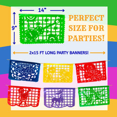 TexMex Fun Stuff 13x9 inch flag for backdrop accents
