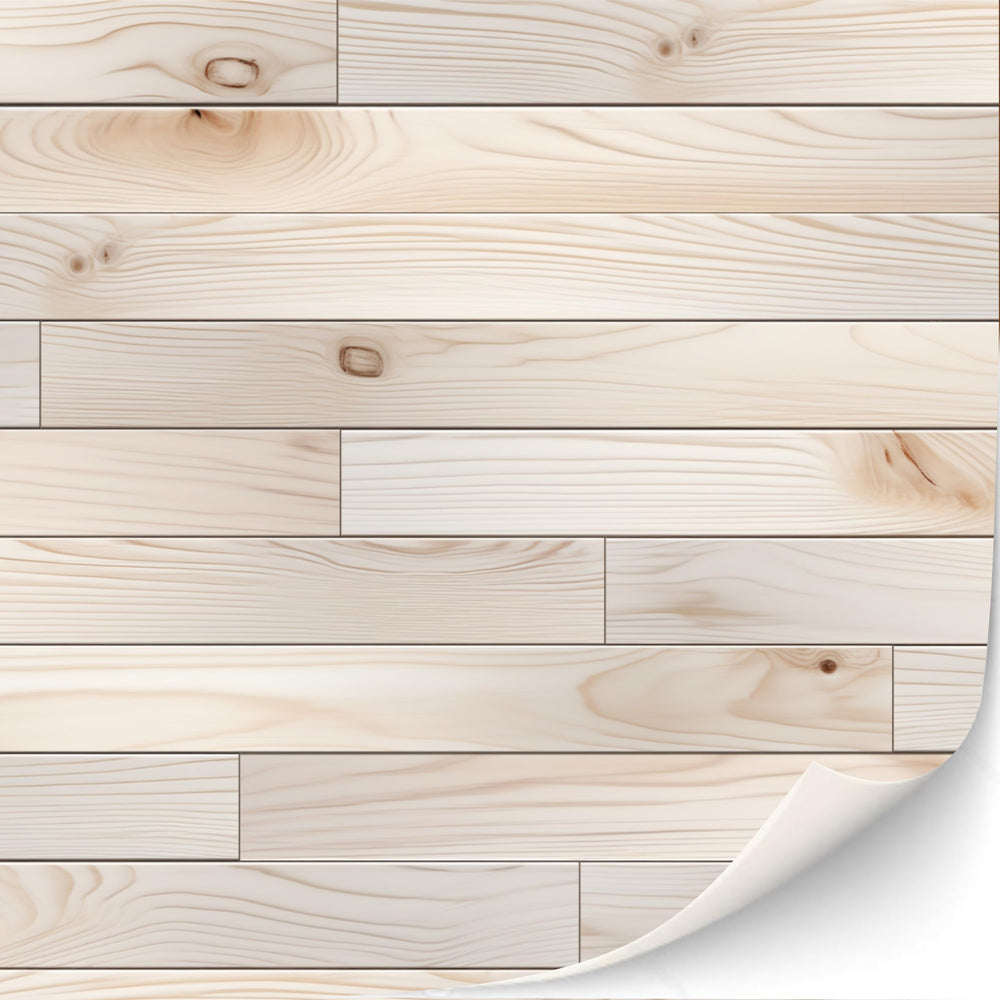 TexturKontor 3 sheets self-adhesive dollhouse flooring in creme oak for quick room makeovers.
