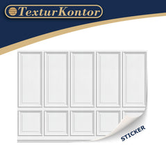 TexturKontor A4 sheet wall cladding designed for simple cutting and precise fit.
