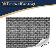 TexturKontor self-adhesive film sticks to surfaces for mess-free application.