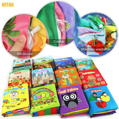 teytoy My First Soft Book educational illustrations support early recognition and language development.