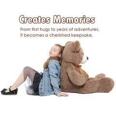 Tezituor 40-inch teddy bear side view showing size and presence.