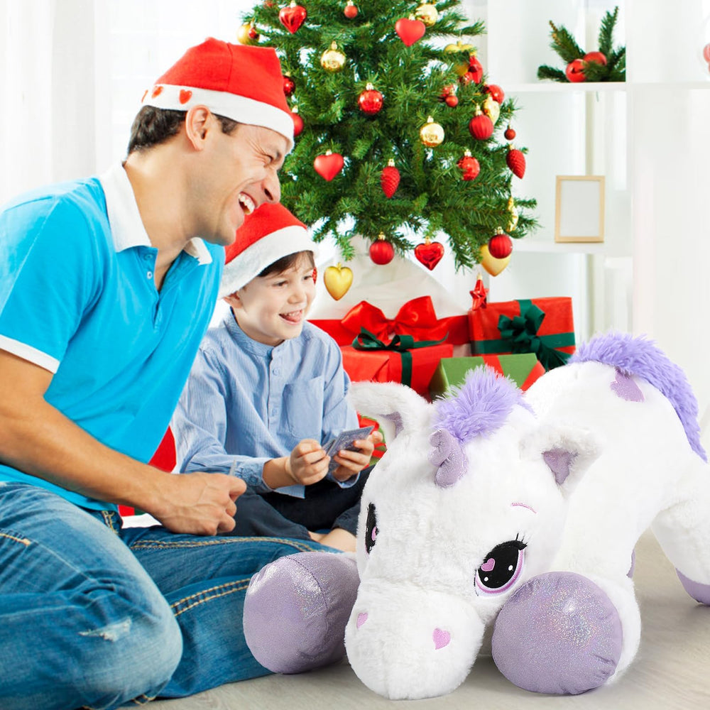Tezituor 43-inch unicorn with durable stitching and soft fabric