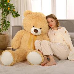Tezituor giant teddy bear back zipper for easy cleaning and maintenance