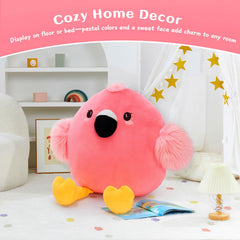 Tezituor bedroom decor flamingo plush adds playful charm to kids' space.