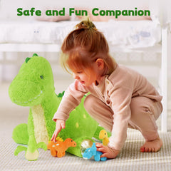 Tezituor Triceratops baby plush ideal for cuddling and storytelling