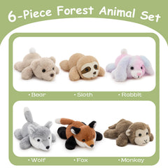 Tezituor fox plush 7inch for travel and storytelling