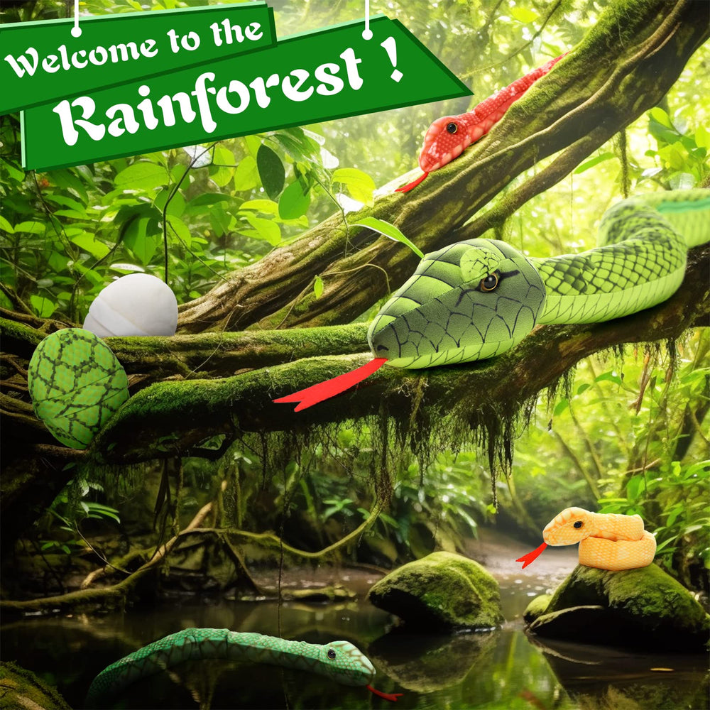 Tezituor giant snake baby plushes spark storytelling and nurturing playtime moments