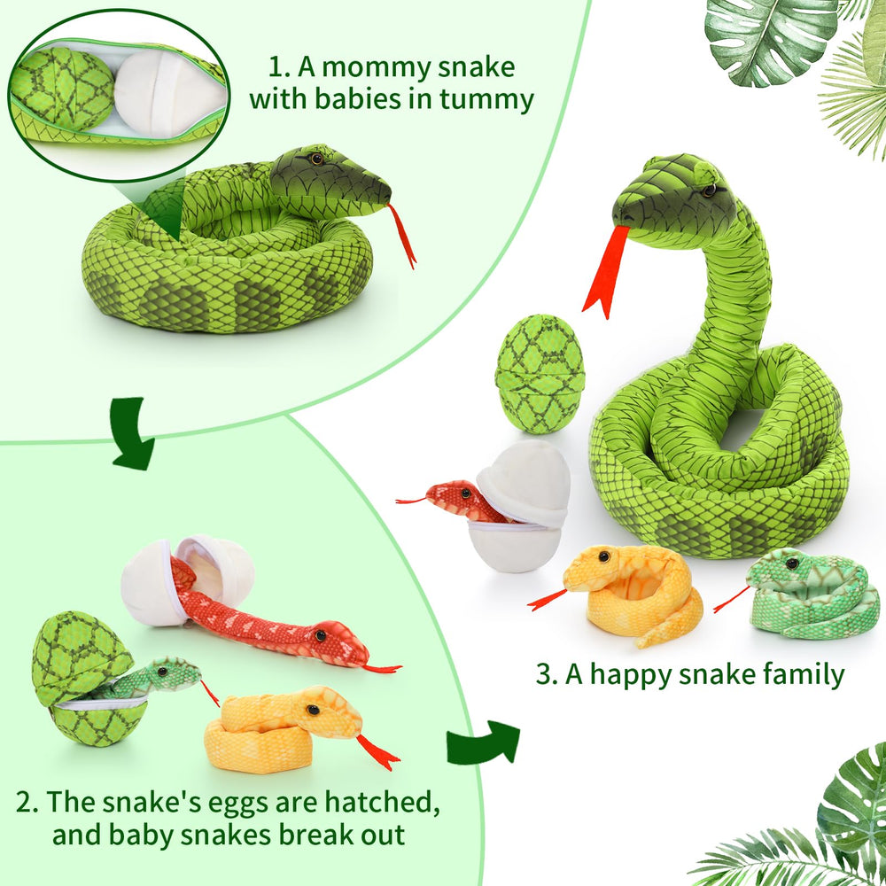 Tezituor snake eggs plush add surprise elements to cozy adventures