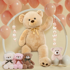 Tezituor life-size bear suitable for kids and adults, comforting companion