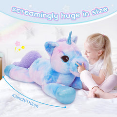 PP cotton filling maintains shape for long-lasting hugs with Tezituor unicorn.