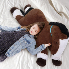 Tezituor home decor horse plush for sofa, bed, or playroom.